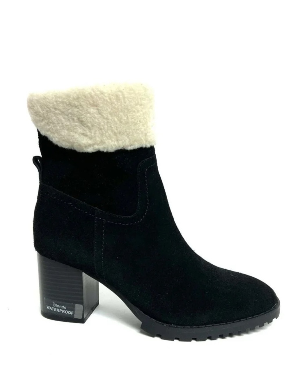 Blondo Womens Tia Waterproof Boot Black Suede